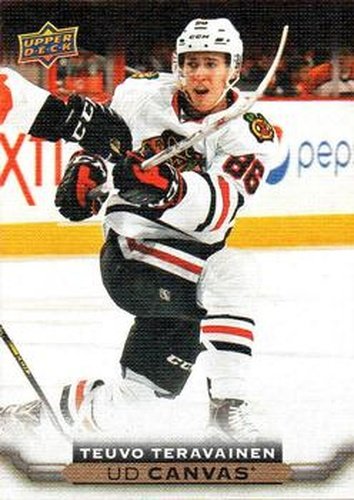#C137 Teuvo Teravainen - Chicago Blackhawks - 2015-16 Upper Deck - UD Canvas Hockey