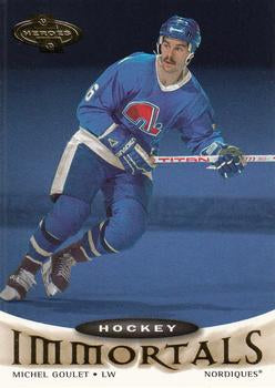 #137 Michel Goulet - Quebec Nordiques - 2000-01 Upper Deck Heroes Hockey