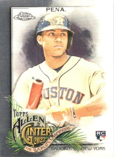 #137 Jeremy Pena - Houston Astros - 2022 Topps Allen & Ginter Chrome Baseball