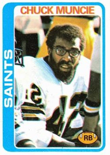 #137 Chuck Muncie - New Orleans Saints - 1978 Topps Football
