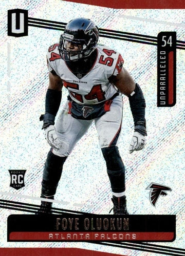 #137 Foye Oluokun - Atlanta Falcons - 2019 Panini Unparalleled Football