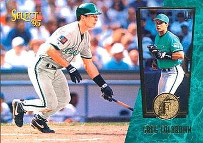 #137 Greg Colbrunn - Florida Marlins - 1995 Select Baseball