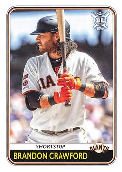 #138 Brandon Crawford - San Francisco Giants - 2020 Topps Big League Baseball