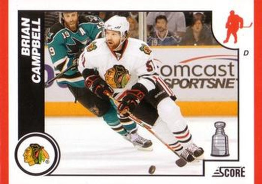 #138 Brian Campbell - Chicago Blackhawks - 2010-11 Score Hockey