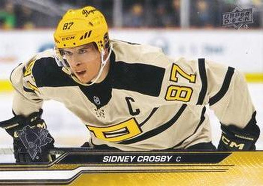 #138 Sidney Crosby - Pittsburgh Penguins - 2023-24 Upper Deck Hockey