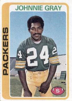 #138 Johnnie Gray - Green Bay Packers - 1978 Topps Football