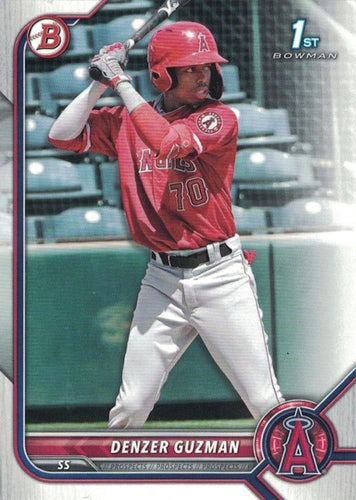 #BP-138 Denzer Guzman - Los Angeles Angels - 2022 Bowman - Prospects Baseball