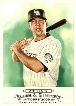 #138 Garrett Atkins - Colorado Rockies - 2009 Topps Allen & Ginter Baseball