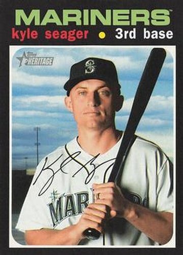 #138 Kyle Seager - Seattle Mariners - 2020 Topps Heritage Baseball