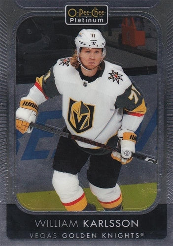 #138 William Karlsson - Vegas Golden Knights - 2021-22 O-Pee-Chee Platinum Hockey