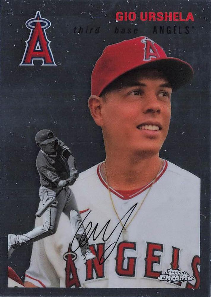 #138 Gio Urshela - Los Angeles Angels - 2023 Topps Chrome Platinum Anniversary Baseball