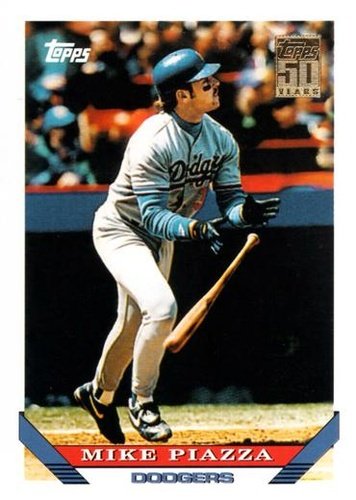 #T138 Mike Piazza - Los Angeles Dodgers - 2001 Topps Traded & Rookies Baseball