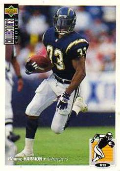 #138 Ronnie Harmon - San Diego Chargers - 1994 Collector's Choice Football