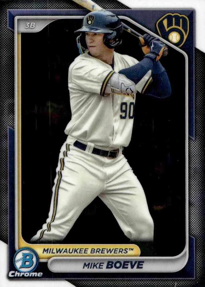#BCP-138 Mike Boeve - Milwaukee Brewers - 2024 Bowman - Chrome Prospects Baseball