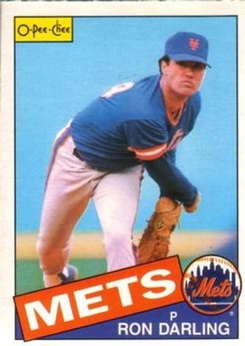 #138 Ron Darling - New York Mets - 1985 O-Pee-Chee Baseball