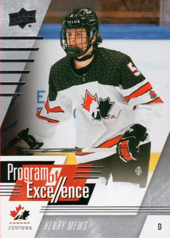 #138 Henry Mews - Canada - 2024 Upper Deck Team Canada Juniors Hockey