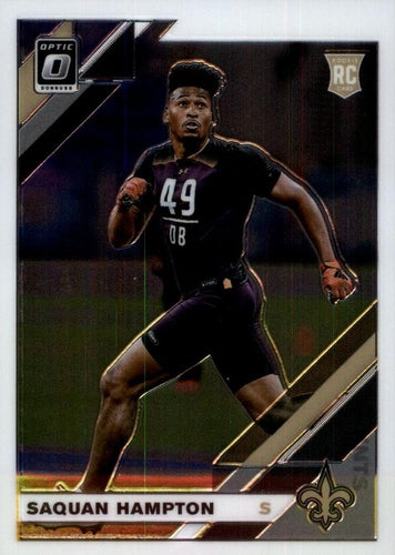 #138 Saquan Hampton - New Orleans Saints - 2019 Donruss Optic Football