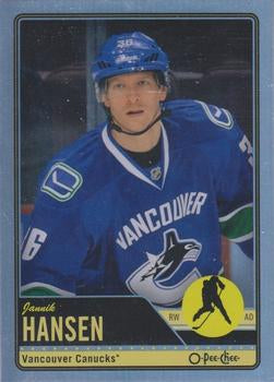 #138 Jannik Hansen - Vancouver Canucks - 2012-13 O-Pee-Chee - Rainbow Hockey