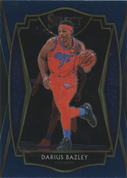 #138 Darius Bazley - Oklahoma City Thunder - 2020-21 Panini Select - Blue Basketball