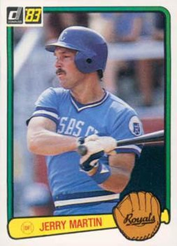 #138 Jerry Martin - Kansas City Royals - 1983 Donruss Baseball