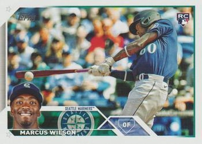 #138 Marcus Wilson - Seattle Mariners - 2023 Topps Baseball