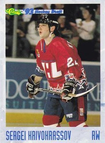 #138 Sergei Krivokrasov - Indianapolis Ice - 1993 Classic '93 Hockey Draft Hockey