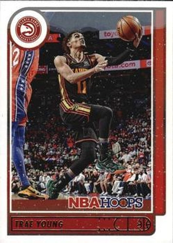 #138 Trae Young - Atlanta Hawks - 2021-22 Hoops Winter Basketball