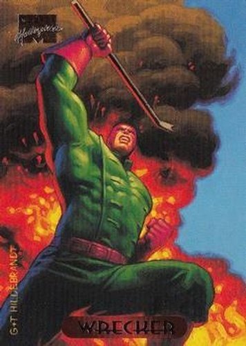 #138 Wrecker - 1994 Fleer Marvel Masterpieces Hildebrandt Brothers