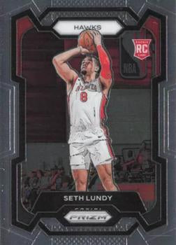 #138 Seth Lundy - Atlanta Hawks - 2023-24 Panini Prizm Basketball