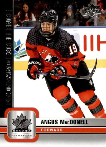 #138 Angus MacDonell - Canada - 2023 Upper Deck Team Canada Juniors Hockey