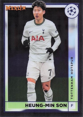 #138 Heung-min Son - Tottenham Hotspur - 2022-23 Merlin Chrome UEFA Club Competitions Soccer