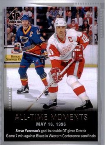 #138 Steve Yzerman - Detroit Red Wings - 2015-16 SP Authentic Hockey