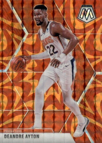 #138 Deandre Ayton - Phoenix Suns - 2019-20 Panini Mosaic - Reactive Orange Basketball