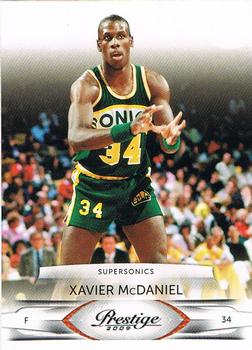 #138 Xavier McDaniel - Seattle Supersonics - 2009-10 Panini Prestige Basketball