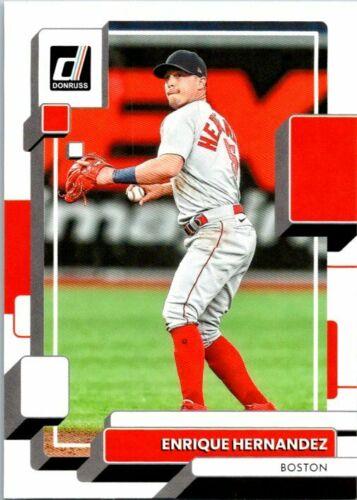 #138 Enrique Hernandez - Boston Red Sox - 2022 Donruss Baseball