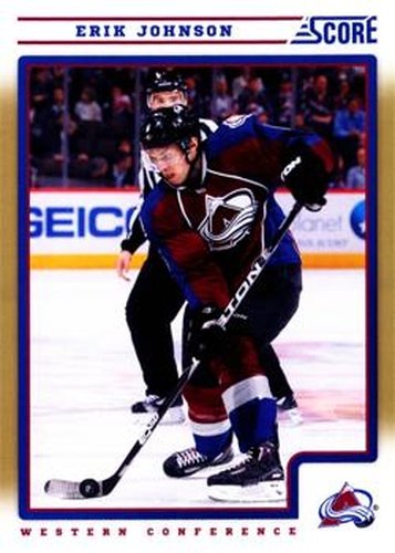 #138 Erik Johnson - Colorado Avalanche - 2012-13 Score - Gold Rush Hockey