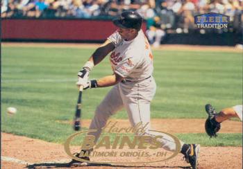 #138 Harold Baines - Baltimore Orioles - 1998 Fleer Tradition Baseball