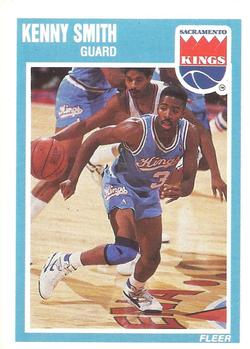 #138 Kenny Smith - Sacramento Kings - 1989-90 Fleer Basketball