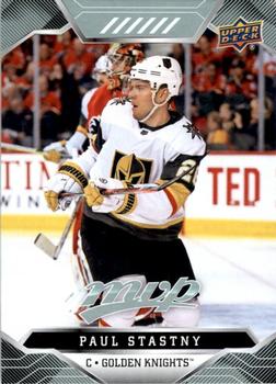 #138 Paul Stastny - Vegas Golden Knights - 2019-20 Upper Deck MVP Hockey