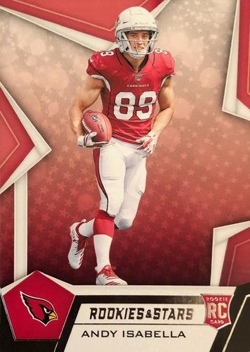 #138 Andy Isabella - Arizona Cardinals - 2019 Panini Rookies & Stars Football