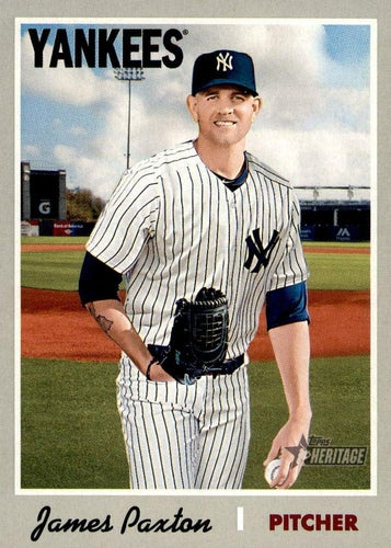 #138 James Paxton - New York Mets - 2019 Topps Heritage Baseball
