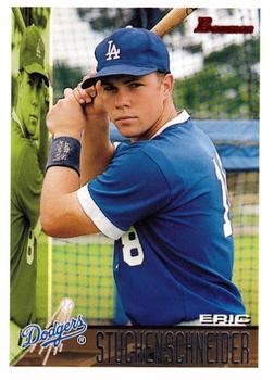 #138 Eric Stuckenschneider - Los Angeles Dodgers - 1995 Bowman Baseball