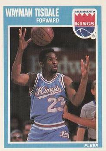 #139 Wayman Tisdale - Sacramento Kings - 1989-90 Fleer Basketball