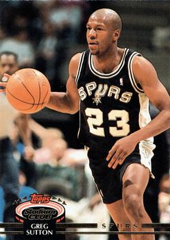 #139 Greg Sutton - San Antonio Spurs - 1992-93 Stadium Club Basketball