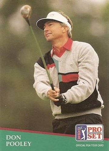 #139 Don Pooley - 1991 Pro Set PGA Tour Golf