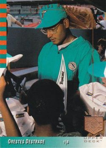 #139 Orestes Destrade - Florida Marlins - 1993 SP Baseball