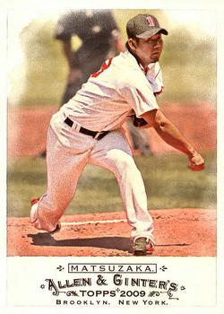 #139 Daisuke Matsuzaka - Boston Red Sox - 2009 Topps Allen & Ginter Baseball