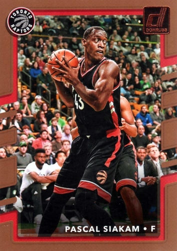 #139 Pascal Siakam - Toronto Raptors - 2017-18 Donruss Basketball