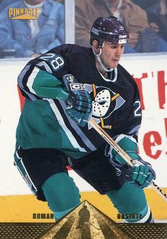 #139 Roman Oksiuta - Anaheim Mighty Ducks - 1996-97 Pinnacle Hockey