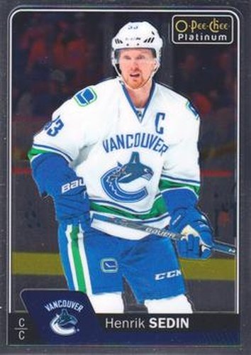 #139 Henrik Sedin - Vancouver Canucks - 2016-17 O-Pee-Chee Platinum Hockey